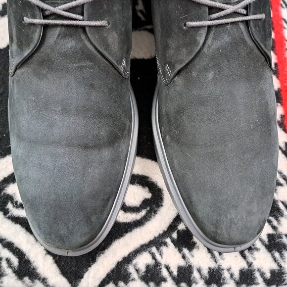 %ECCO Boots Men Suede Black Size 12 - 12.5 / D9 main image 5